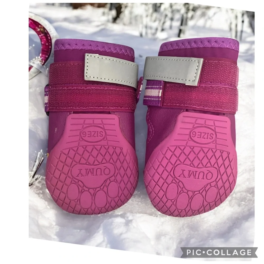 QUMY Size 6 Purple Dog Boots Replacement Pair of 2 New